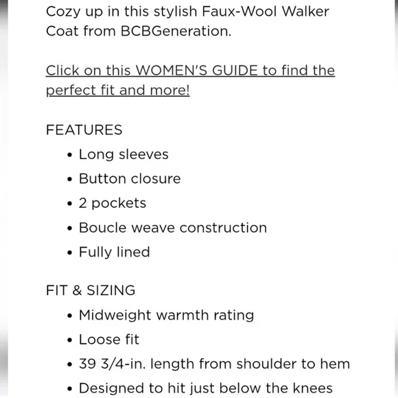 BCBGMaxAzria Light Blue Teddy Jacket Coat - Picture 9 of 9